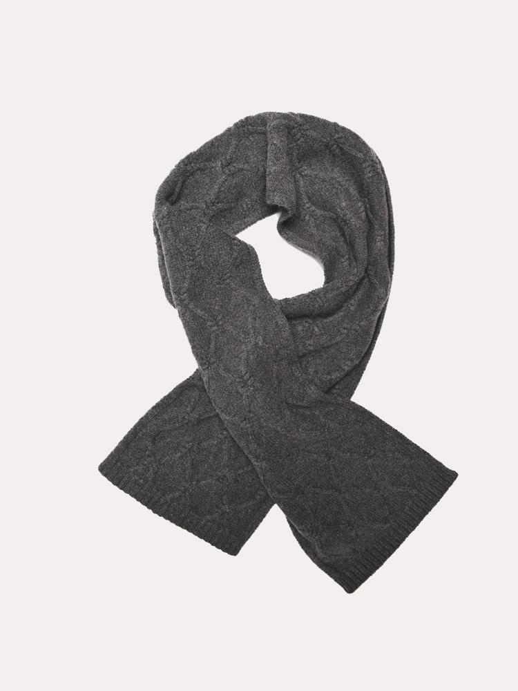 Mitche's Matchings Cable Knit Scarf - Saint Bernard