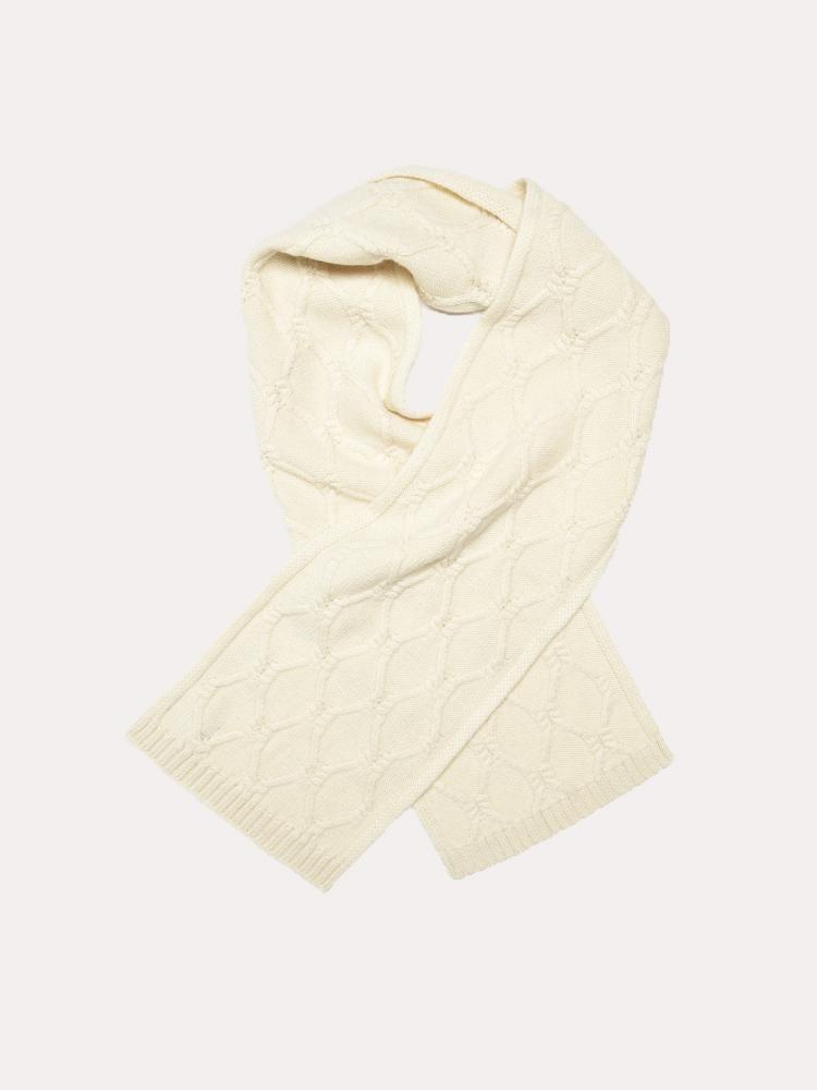 Mitche's Matchings Cable Knit Scarf - Saint Bernard