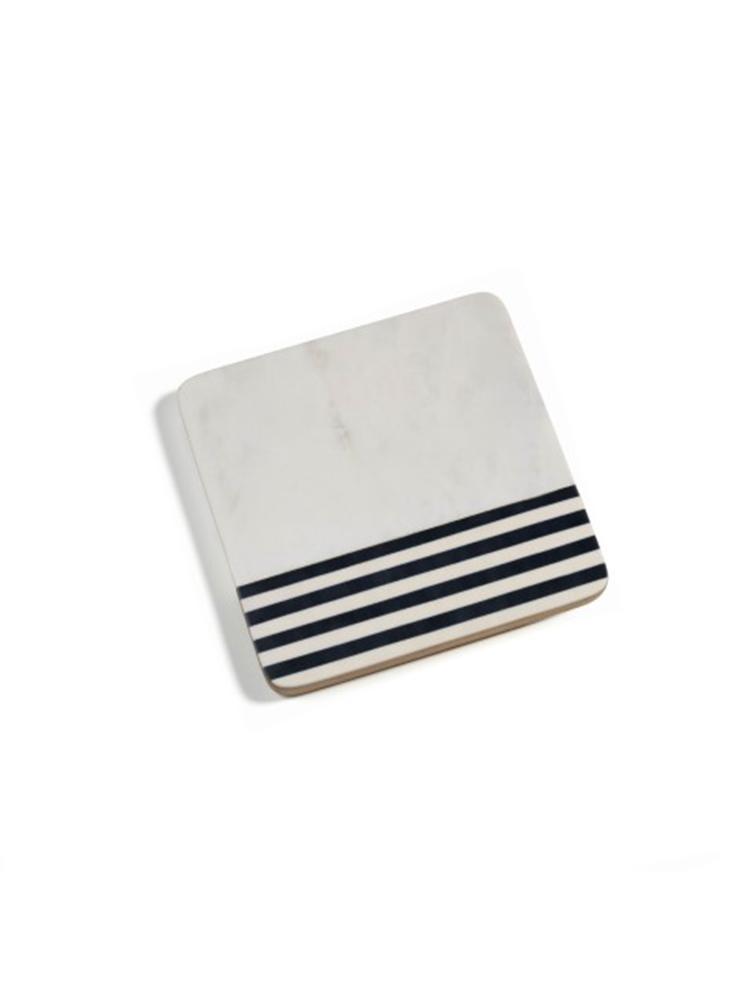 Zodax Marine Marble And Wood Cheese Board