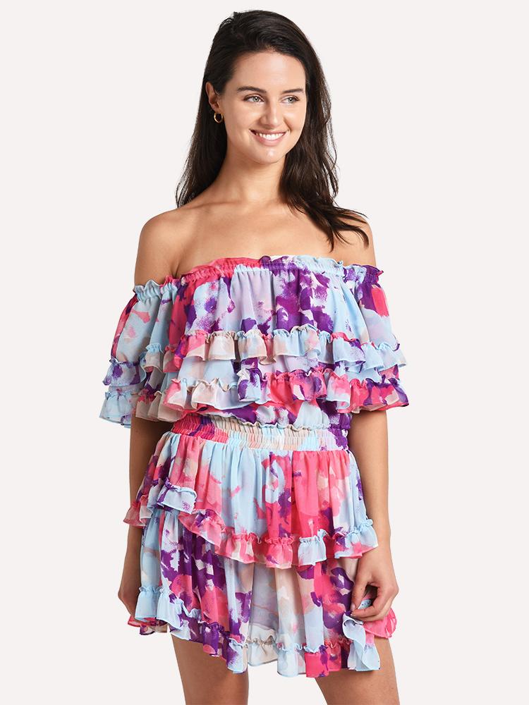 misa off the shoulder dress Misa Isella Dress – Saint Bernard