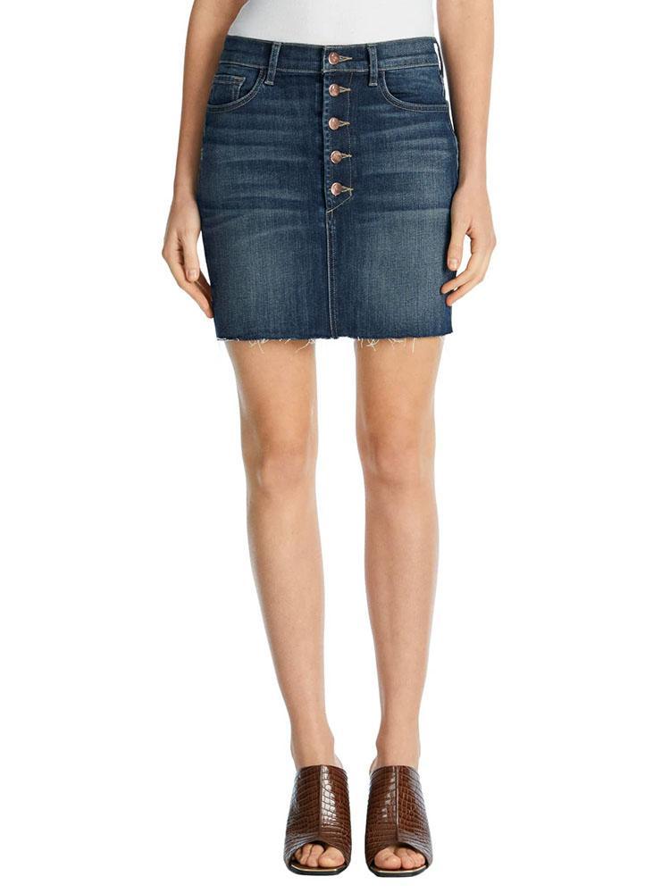J Brand Women's Rosalie Jean Skirt - Saint Bernard