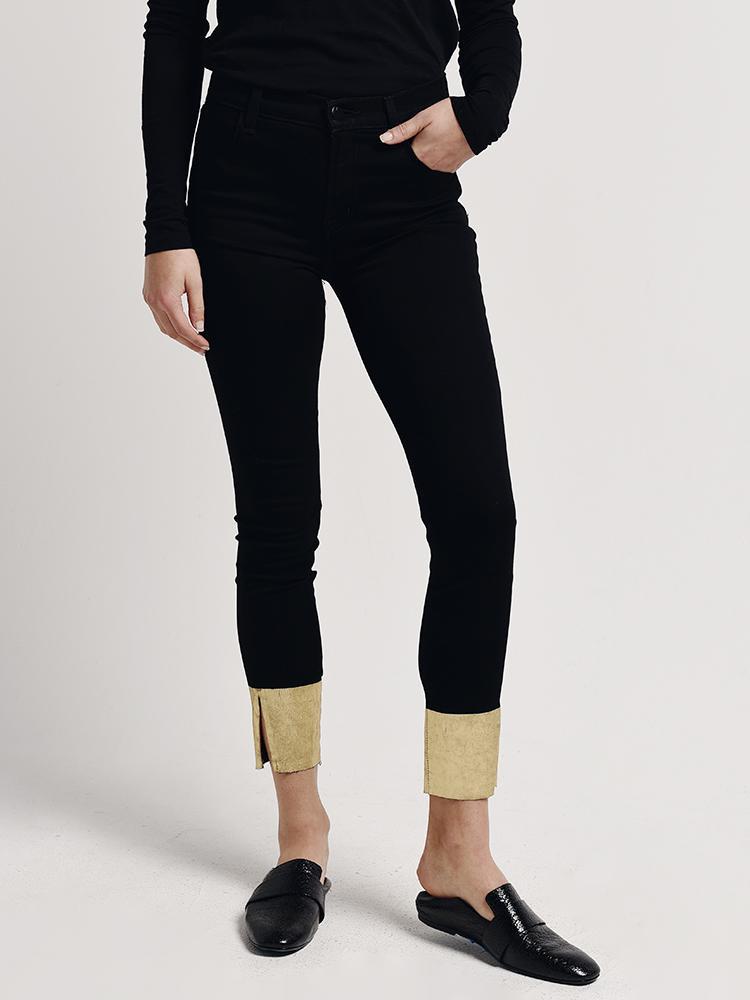 J Brand Women's Alana High Rise Crop Skinny Jean - Saint Bernard
