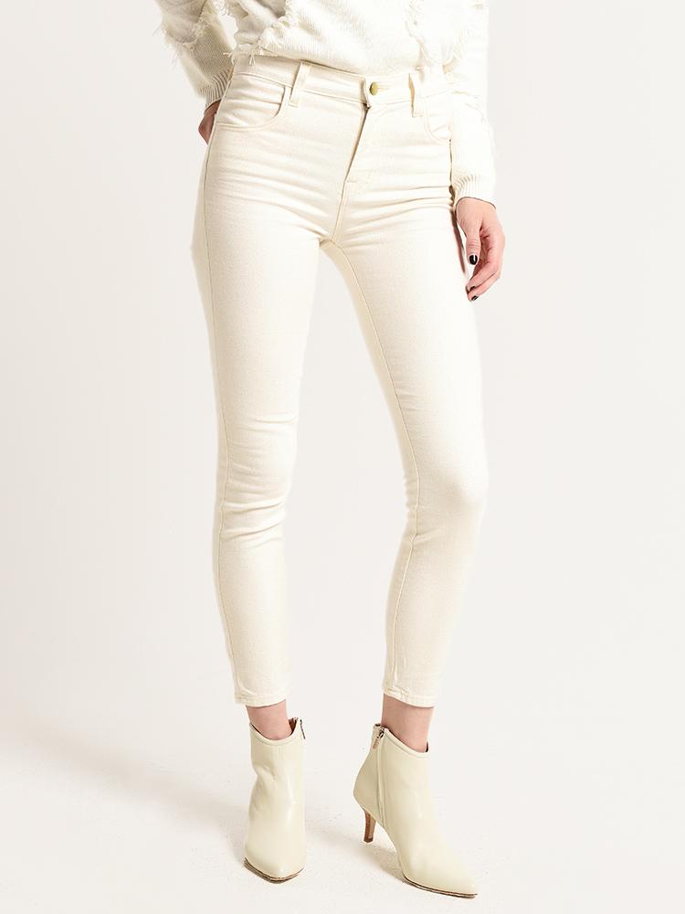 J Brand Women's Alana High-Rise Cropped Super Skinny Jean - Saint Bernard