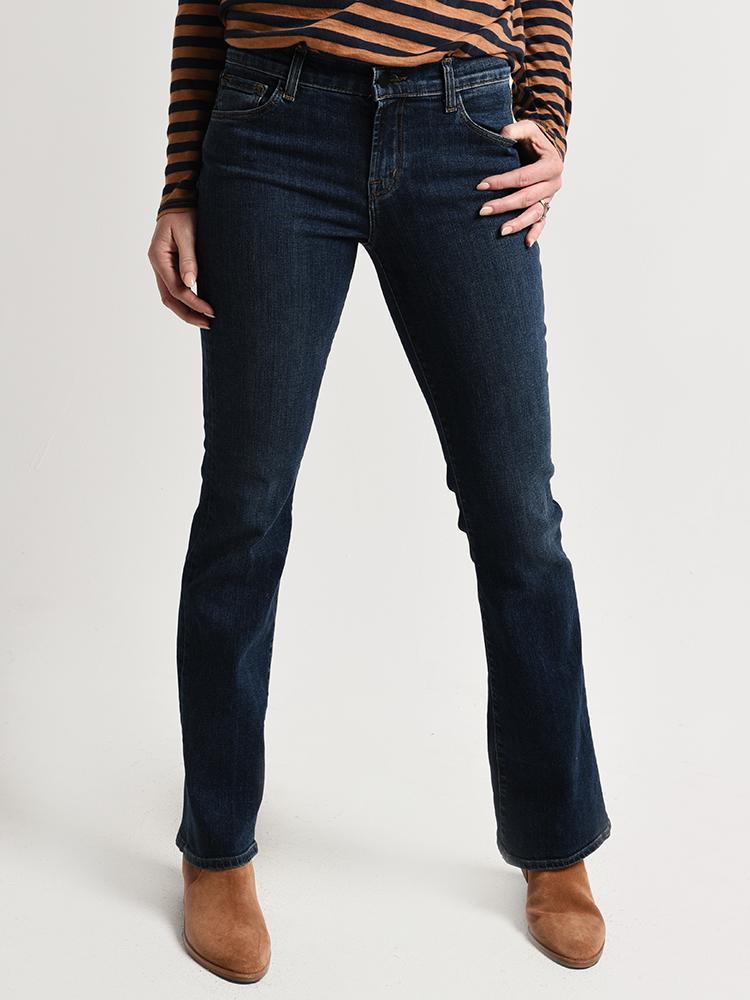 J Brand Women's Sallie Mid Rise Bootcut Jean - Saint Bernard