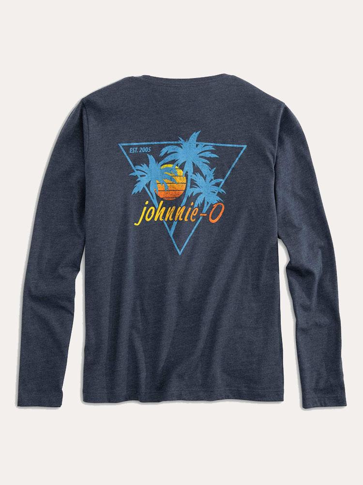 Johnnie-O Boys' Palms Sunset Long Sleeve T-Shirt - Saint Bernard