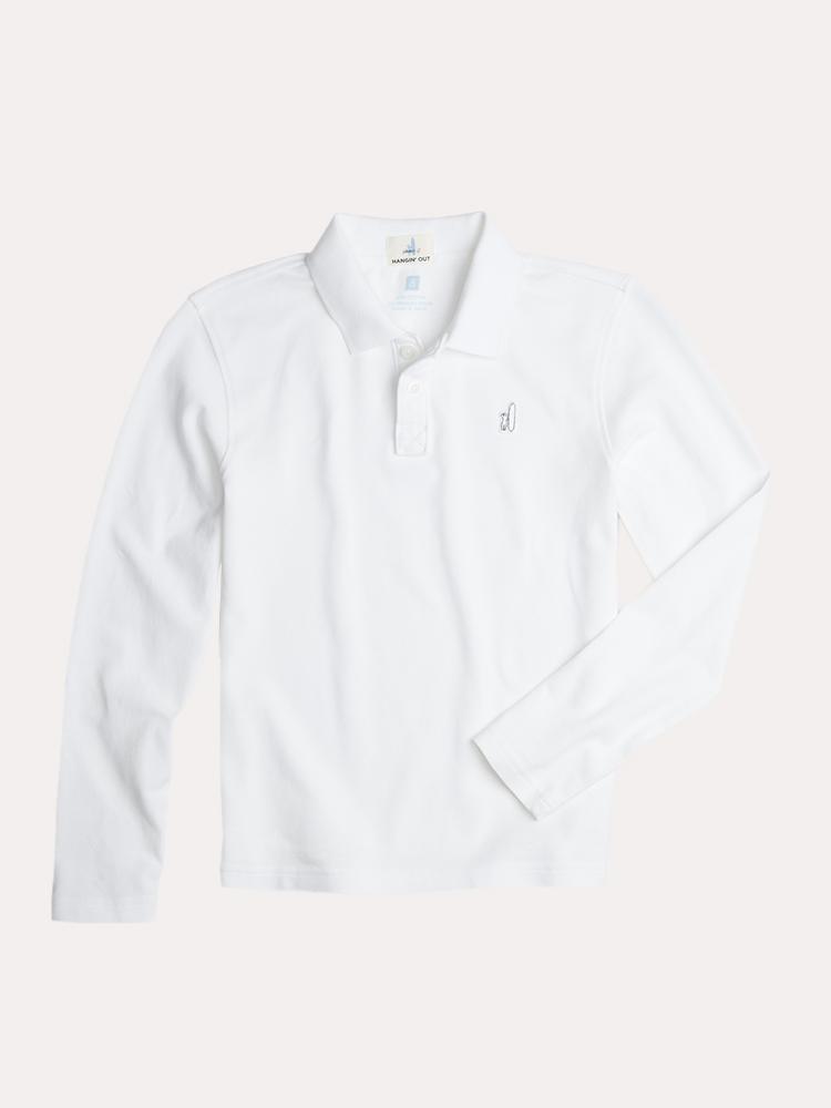 Johnnie-O Boys' Duncan Long Sleeve Polo - Saint Bernard