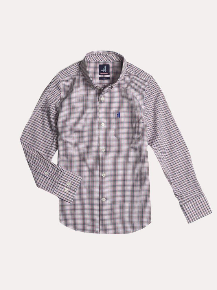 Johnnie-O Boys' Coleman Jr. Prep-Formance Button Down Shirt - Saint Bernard