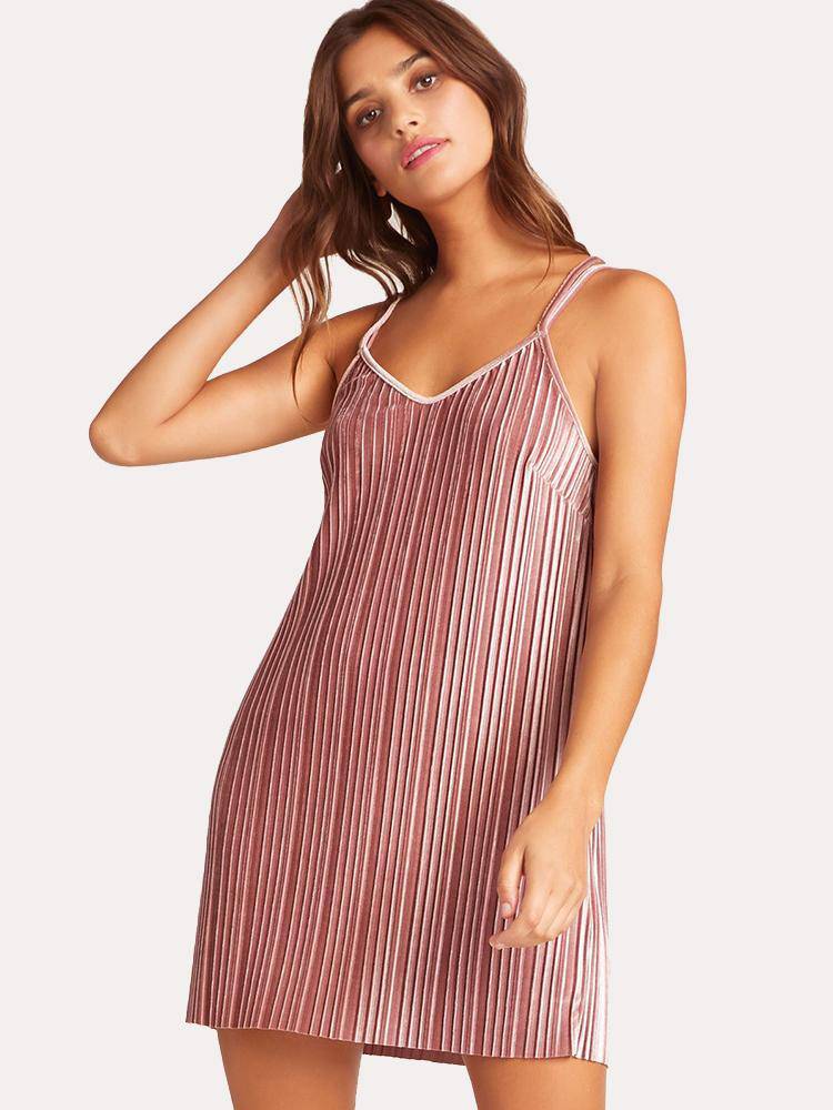 Jack Pasadena Velvet Slip Dress - Saint Bernard