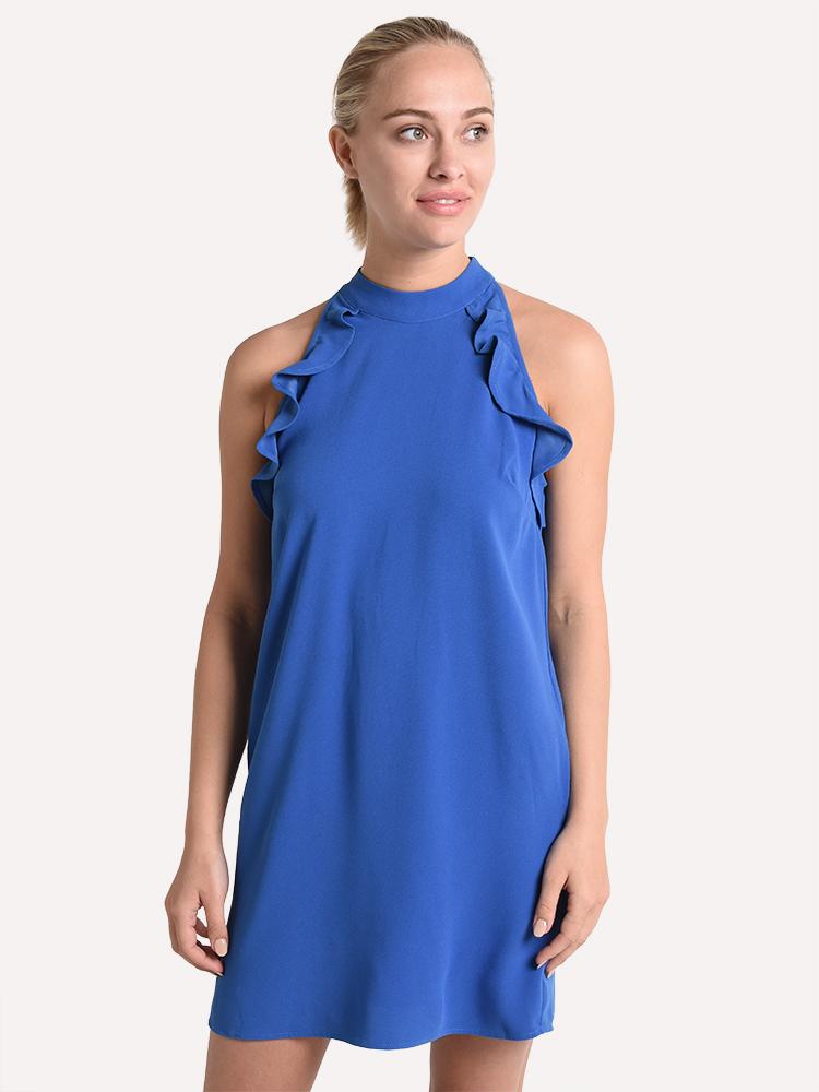 Jack Necks Question Halter Dress - Saint Bernard