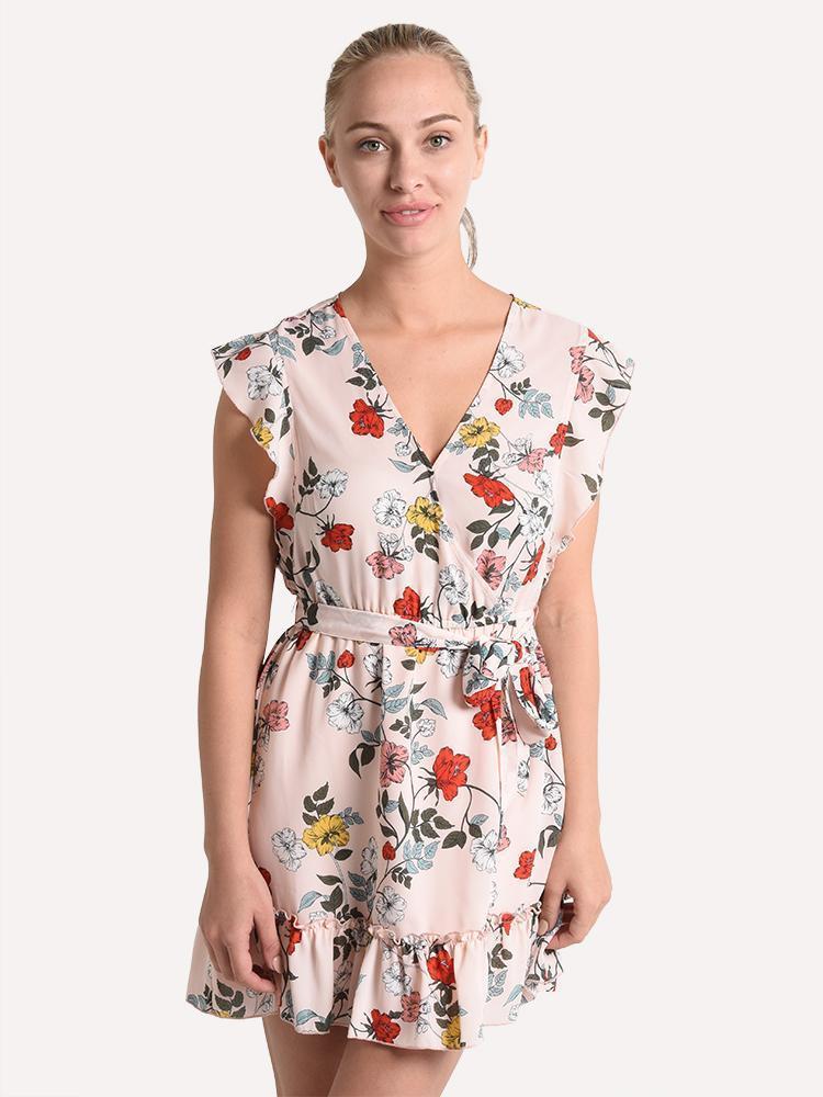 Jack Ok Cupid Wrap Dress - Saint Bernard