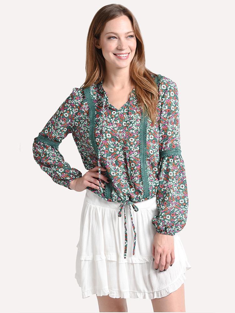 Jack Going To California Printed Blouse - Saint Bernard