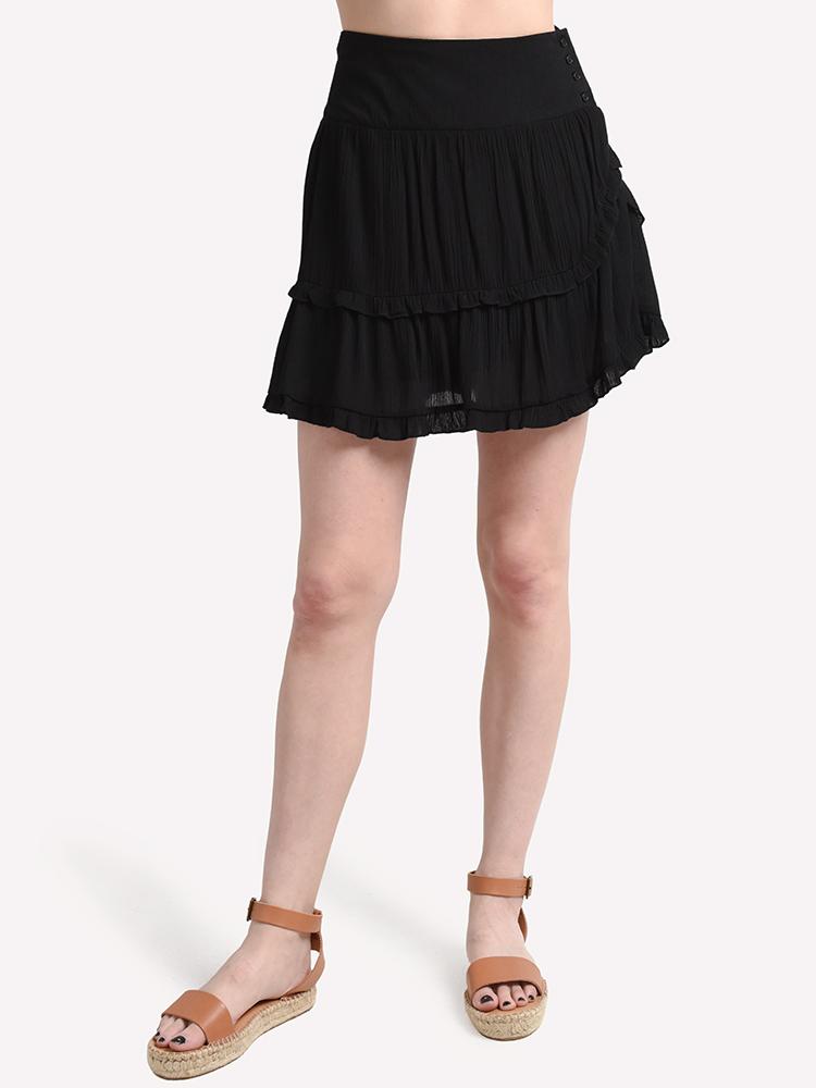 Jack Crinkle In Time Flounce Skirt - Saint Bernard