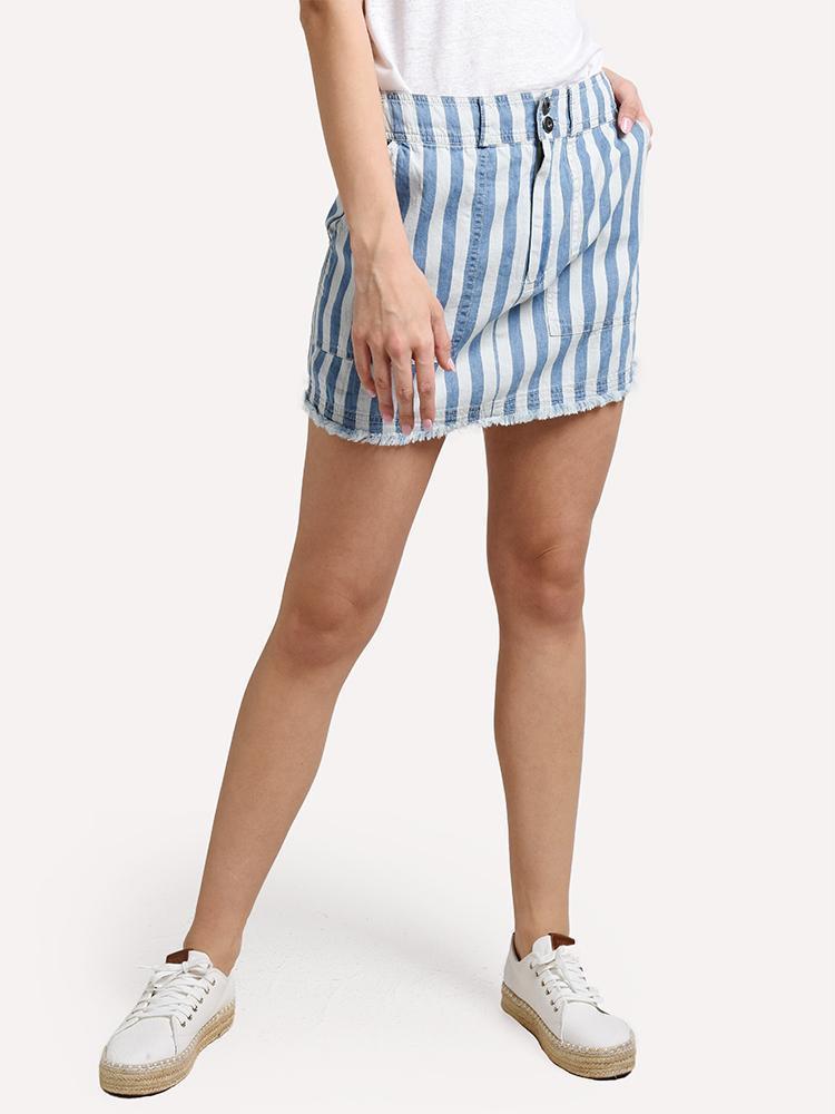 Jack Say It In Stripes Skirt - Saint Bernard