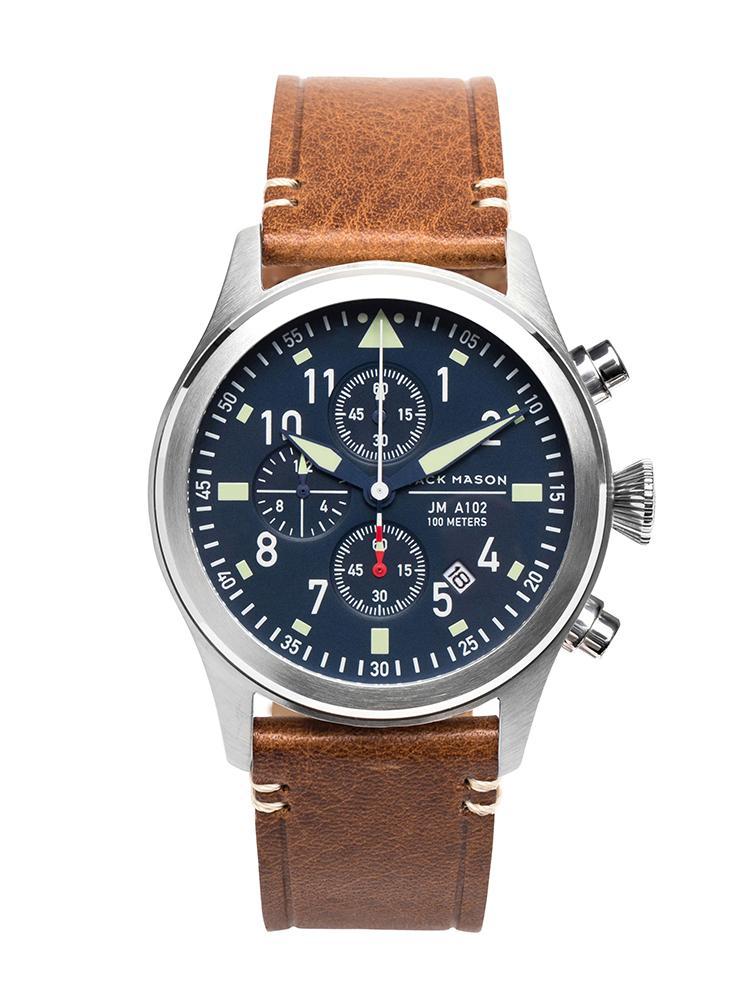Jack Mason Brand JM-A102-018 Aviator Chronograph Watch