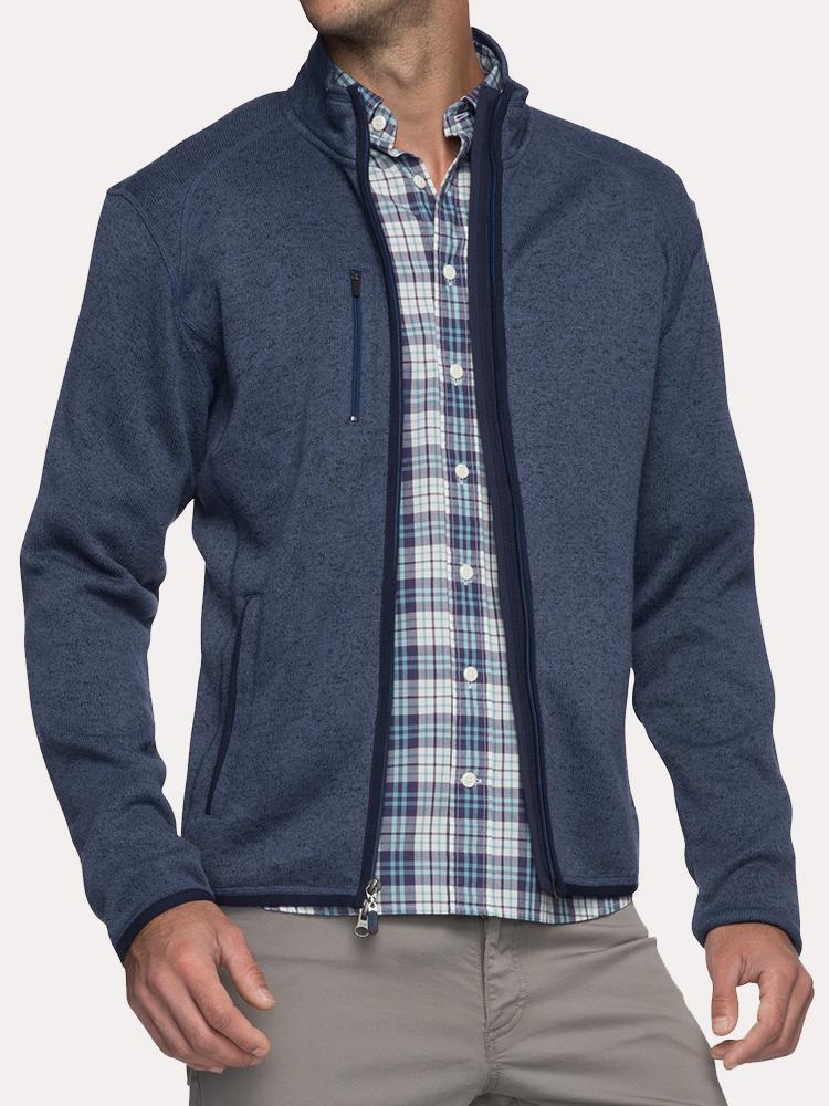 Johnnie-O Men's Bates Fleece Sweater - Saint Bernard
