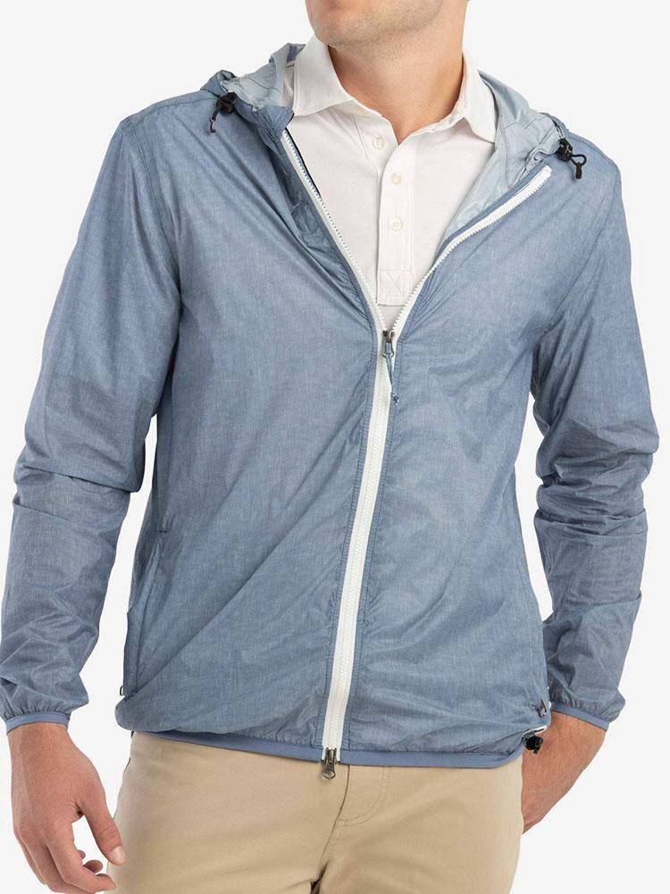 Johnnie-O Men's Dakota Packable Wind & Rain Breaker - Saint Bernard