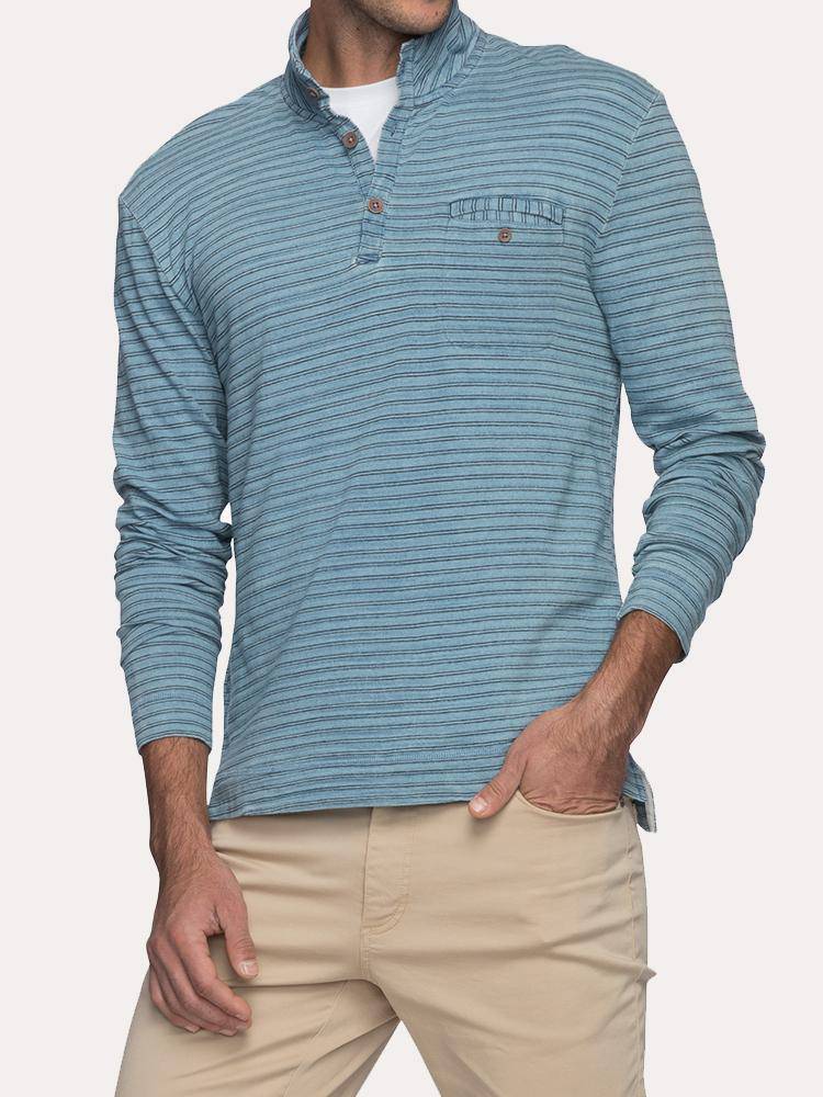 Johnnie-O Men's Farris Henley - Saint Bernard