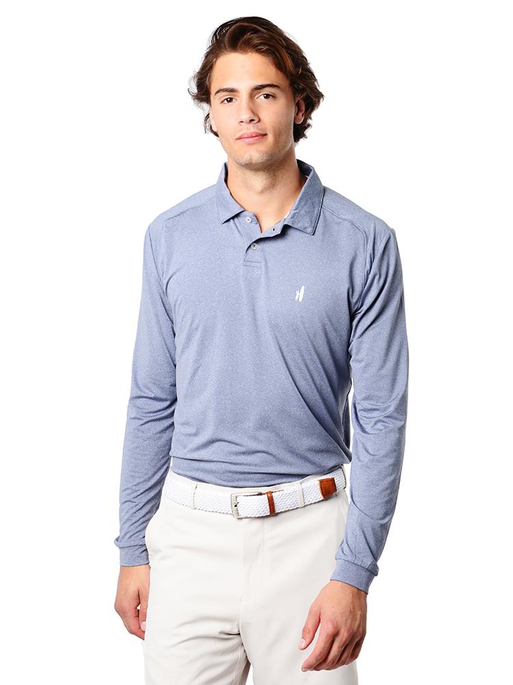 Johnnie-O Men's Porter Long Sleeve Polo - Saint Bernard