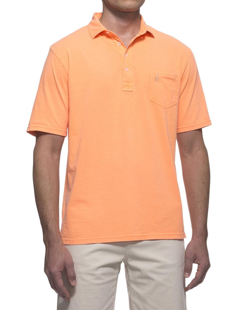 Johnnie-O Men's Garment Dyed Original 4-Button Polo - Saint Bernard