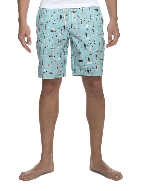 Johnnie-O Men's Rowan Half Elastic Surf Shorts