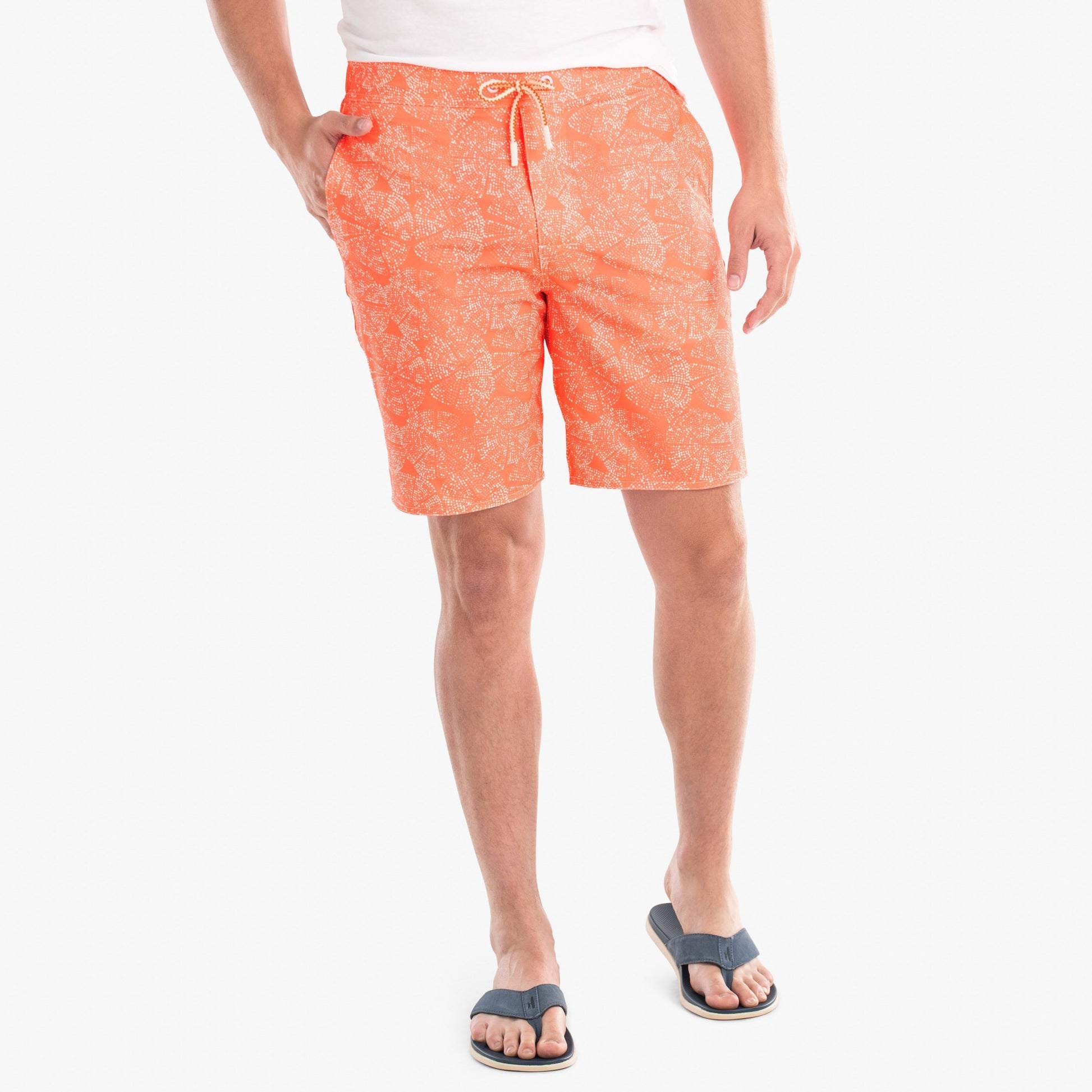 Johnnie-O Men's Destin Half Elastic Surf Shor - Saint Bernard