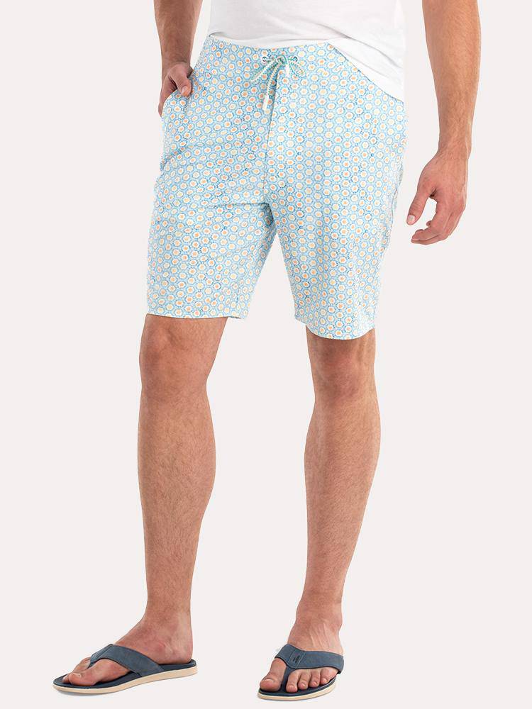 Johnnie-O Men's Fripp Half Elastic Surf Short - Saint Bernard