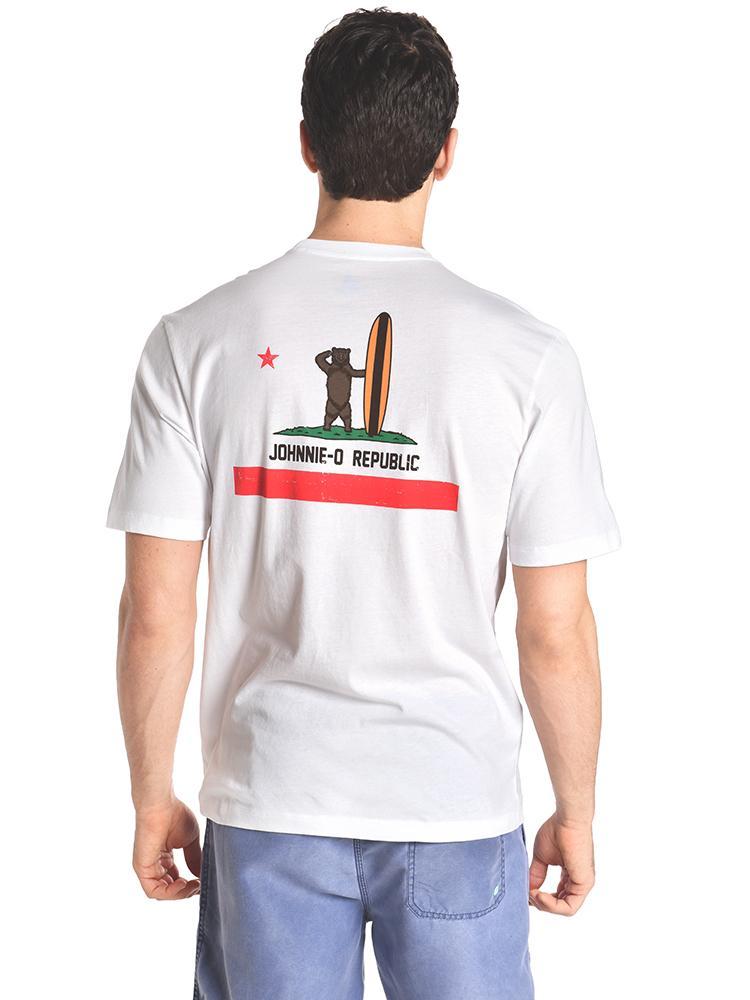 Johnnie-O Best Coast Tee - Saint Bernard