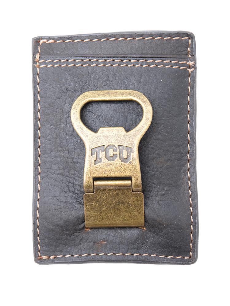 Jack Mason Brand Collegiate Gridiron Multicard Front Pocket Wallet