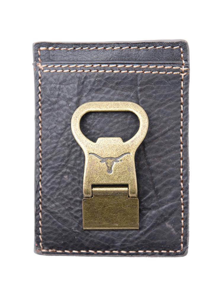 Jack Mason Brand Collegiate Gridiron Multicard Front Pocket Wallet