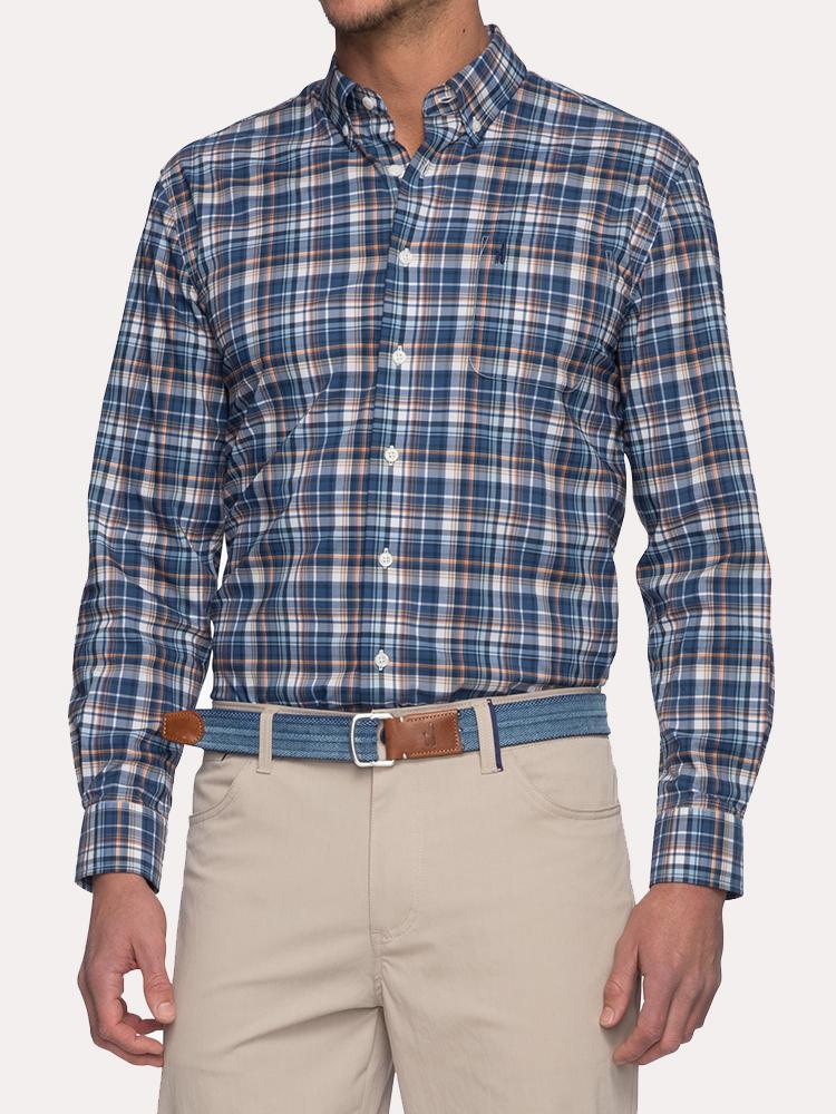 Johnnie-O Men's Dex Button Down Shirt - Saint Bernard