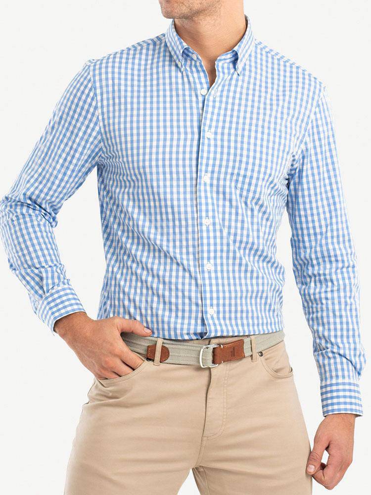 Johnnie-O Men's Chet Prep-Formance Button Down Shirt - Saint Bernard