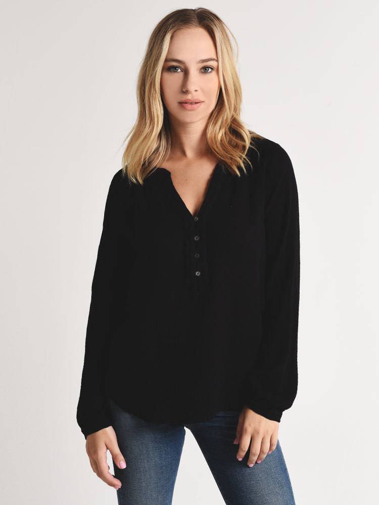Velvet Winter Gauze Top - Saint Bernard