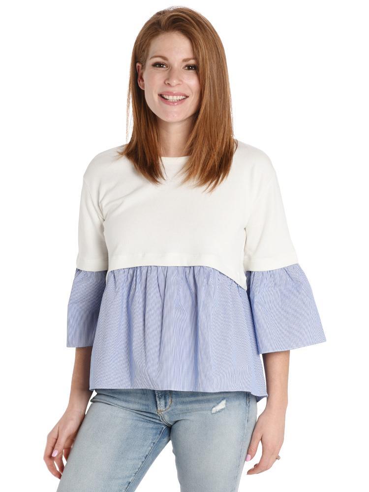 Kinly Layered Poplin Top