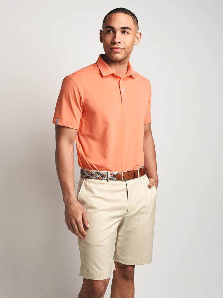 RLX  Solid Airflow Jersey Polo - Saint Bernard
