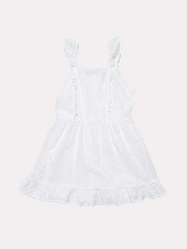 For All Seasons Eyelet Dress - Saint Bernard