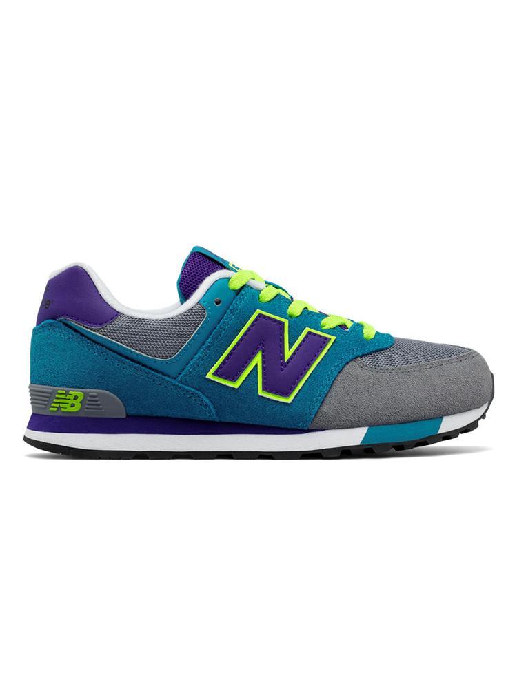 New Balance Girls' 574 Cut and Paste Sneaker