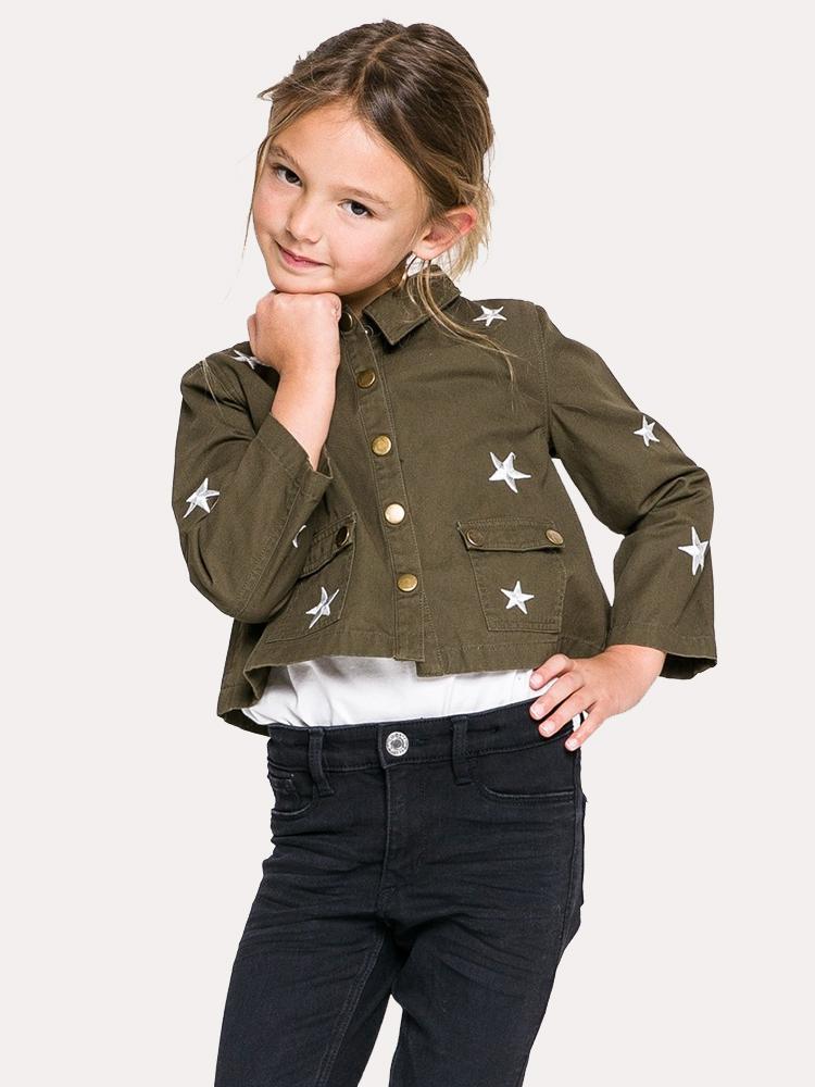 Recess Girls' Star Print Jacket - Saint Bernard