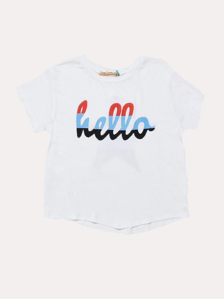Vintage Havana Hello Tee With Stars on Back - Saint Bernard