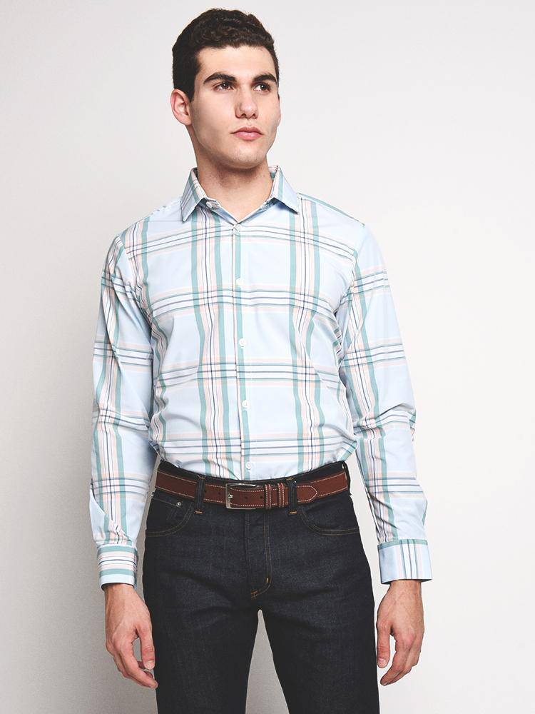 Mizzen+Main Lynn Slim Fit Shirt - Saint Bernard