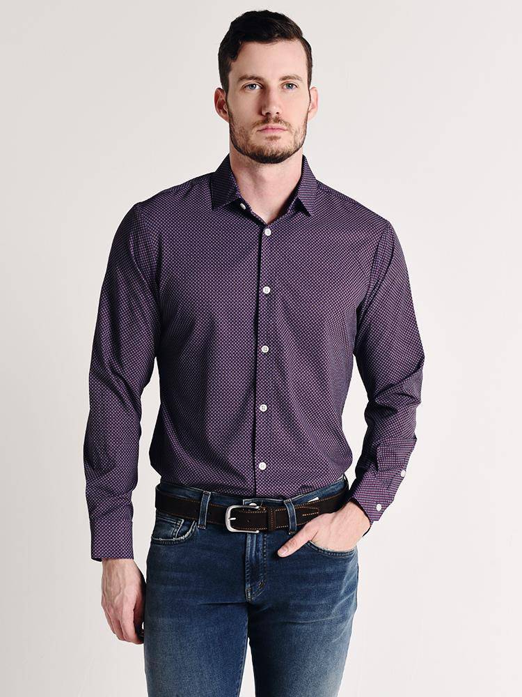 Mizen+Main Damon Shirt - Saint Bernard