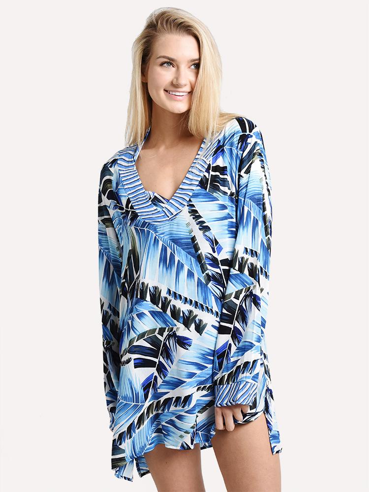 La Blanca Two Cool V-Neck Tunic - Saint Bernard
