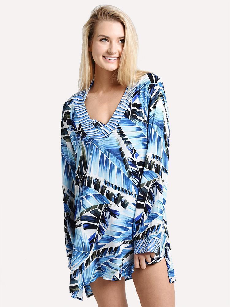 La Blanca Two Cool V-Neck Tunic - Saint Bernard