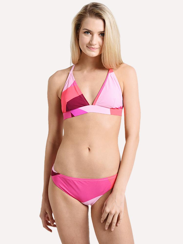 La Blanca Sips & Slices Cross Back Bikini Top - Saint Bernard
