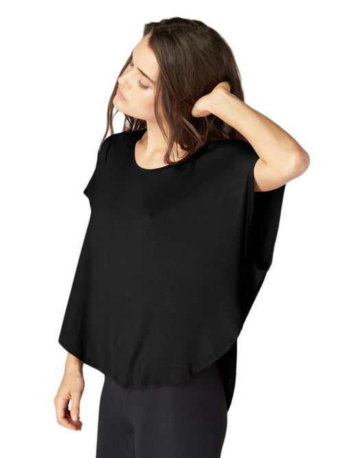 Beyond Yoga Silk or Swim Scalloped Tee