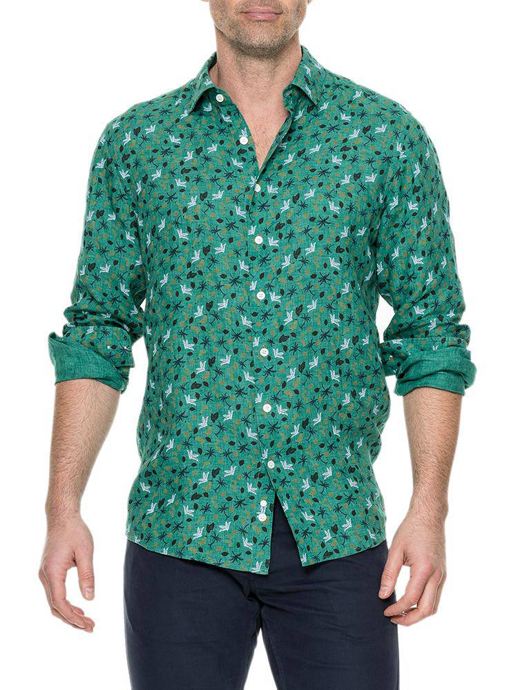 Rodd And Gunn Canoe Creek Short Sleeve Shirt - Saint Bernard