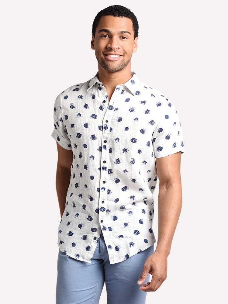 Rodd And Gunn Bellmount Short Sleeve Shirt - Saint Bernard