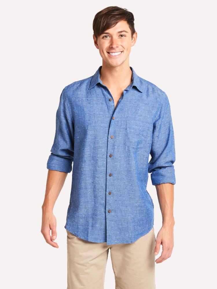 Rodd And Gunn Barnhill Long Sleeve Button Down Shirt - Saint Bernard