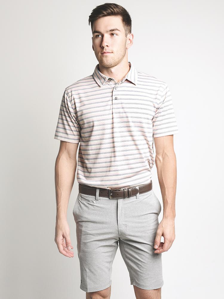 Linksoul 100% Cotton Yarr Dyed End On End Multi Stripe Jersey - Saint Bernard