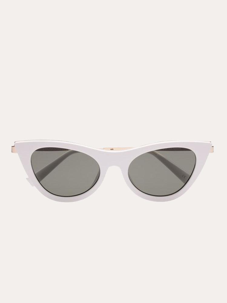Le Specs Women's Enchantress White Sunglasses