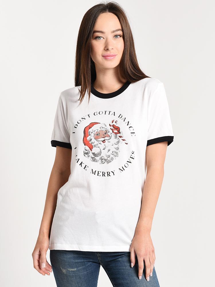 Friday+Saturday I Make Merry Moves Tee - Saint Bernard